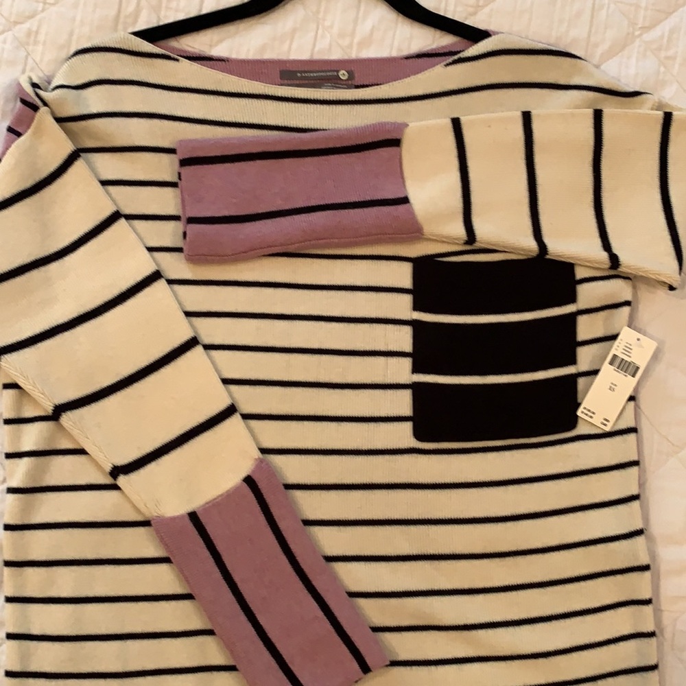 Anthropology Faye Stripped Sweater